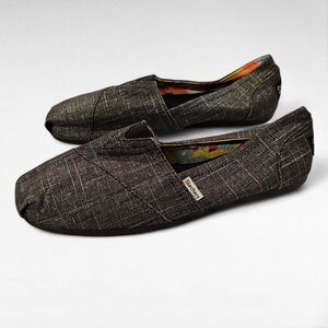 Skechers Gray Casual Canvas Flats Size 7.5